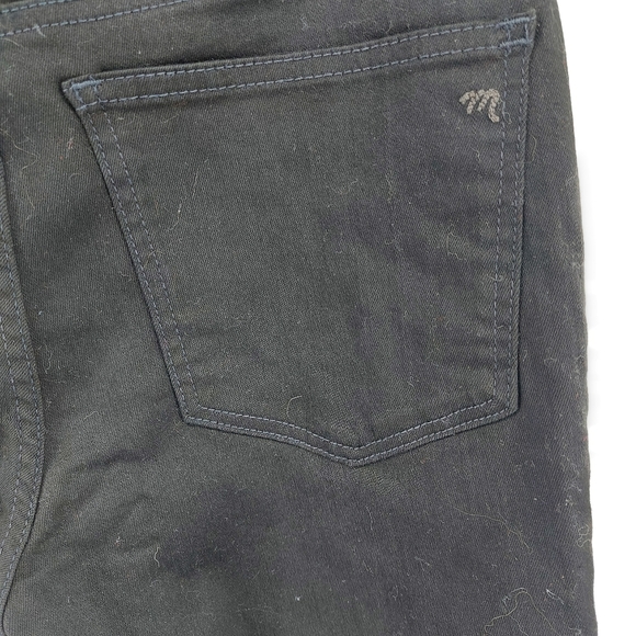 Madewell 9" Mid-Rise Skinny Jeans in ISKO Stay Black™ - Picture 9 of 12